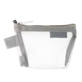 thumbnail image 1 of Breathable Nylon Mesh Storage Bag Paper Clips Note Stickers Organizer Home Office Reusable Organizing Pouch Bags Grey, 1 of 9