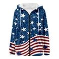 thumbnail image 5 of EliteGoogv Women Hoodies Zip Up Sweatshirt For Women Womens Zip Up Hoodies Fleece Lined Graphic Jacket For Women Casual Pullover Hoodie With Print Long Sleeve Autumn Outerwear Top, 5 of 5