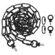 thumbnail image 3 of Cadena negra para colgar luces, cadena de extensión ajustable para luminaria Cadena negra para colgar luces colgantes, 3 of 7