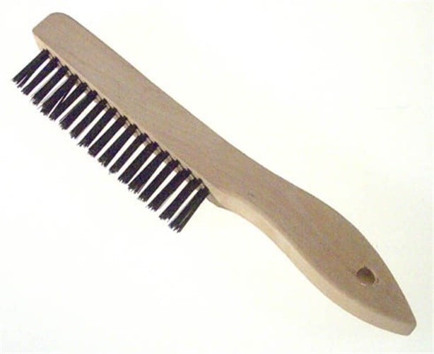 11" Wire Brush with Wood Handle and Scraper by KlassTools