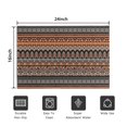thumbnail image 5 of Bohemian Retro Floral Non-Slip Entryway Door Mat,Boho Indoor Decor Durable Low Plush Door Mat,Washable Welcome Rug for Patio Hallway Home Decor 16x24 Inches, 5 of 7