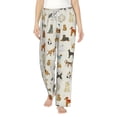 thumbnail image 2 of Lsque Dogs Funny Pets Print Women's Pajama Pants, Lounge Pant - Comfortable Home Wear,Elastic Waistband, Stylish Design-Large, 2 of 9