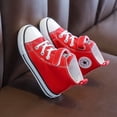 thumbnail image 1 of Zapatos de lona para niños Zapatillas altas para niñas Primavera y otoño Zapatos de tela para niños medianos y grandes de otoño de moda, 1 of 6
