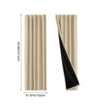 thumbnail image 3 of Blackout Curtains - Thermal Insulated, Rod Pocket, 83x52 Inches, 3 of 6
