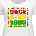 thumbnail image 4 of Inktastic Juneteenth Since 6-19-1865 Women's Plus Size T-Shirt, 4 of 5