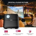 thumbnail image 3 of Ion Proyector LED portátil para Exteriores con Altavoces de 70 W, Bluetooth, batería Recargable, micrófono, Conexiones USB y HDMI, 720P HD, 3 of 5