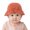Orange, variant on Xfvqtps Baby Summer Sun Hat Infant Toddler Boys Girls Bucket Hat Adjustable Strap Bow Wide Brim Beach Breathable Sun Protection Hat