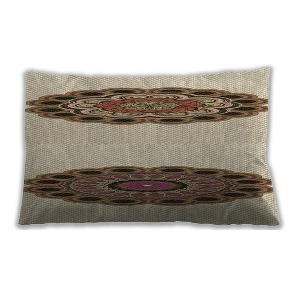 Ahgly Company Indoor Rectangular Contemporary Lumbar Throw Pillow, 13 inch by 19 inch