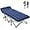 Blue-08-2PC, variant on Lilypelle Folding Bed Cot with 3.3 Inch 2 Sided Mattress, 75"* 28" Folding Sleeping Cot Guest Bed, Folding Camping Cots with Carry Bag