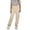 Khaki, variant on Fgnfyis Pants Girls Cargo Jogger Pants Casual Elastic Waist with Pockets Hop Dance Streetwear Loose Fit Cargo Pants for Kids Navy 160