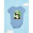 thumbnail image 3 of Panda Sitting With Bamboo Bodysuit Infant -Image by Shutterstock,  12 Months, 3 of 4