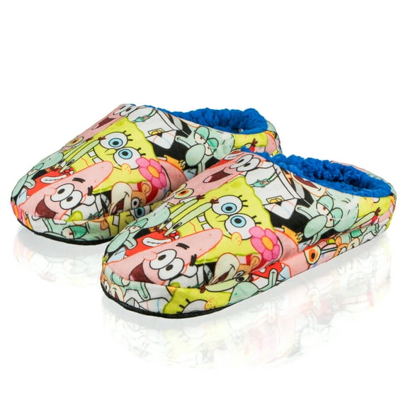 SpongeBob Squarepants Slippers Adult Scuff Slide Slipper Socks 1 Pair