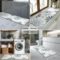 thumbnail image 2 of Blue Christmas Snowflake Pattern Kitchen Rug Mat,Kitchen Runner Rugs Non Skid Washable,Decorative Kitchen Floor Mats for Kitchen,Sink,Laundry,17"X47", 2 of 5
