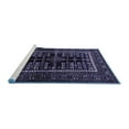 thumbnail image 2 of Ahgly Company Machine Washable Indoor Rectangle Persian Blue Traditional Area Rugs, 7' x 9', 2 of 4