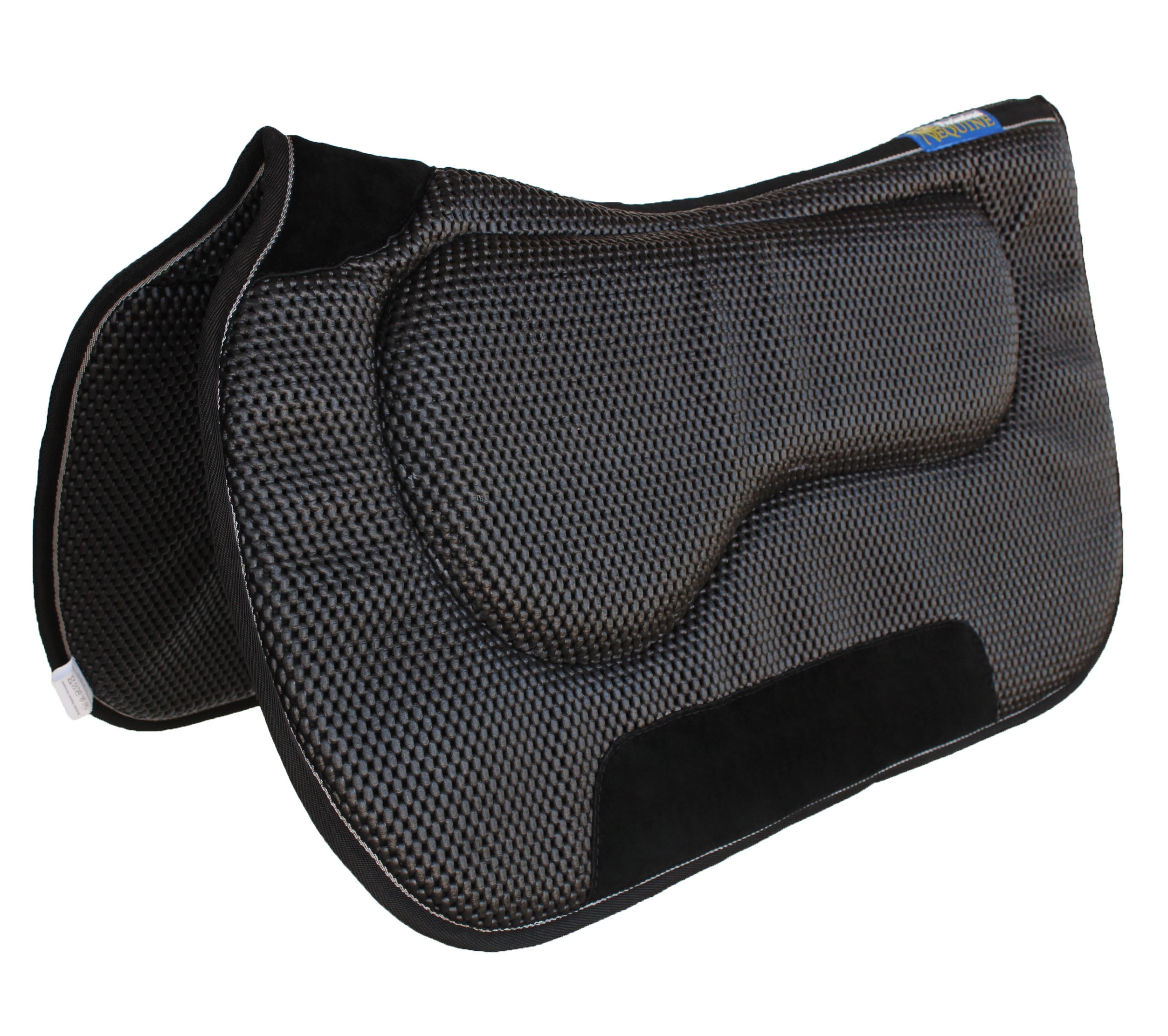 Horse SADDLE PAD Equine Western Countoured Neoprene AntiSlip 39197BK