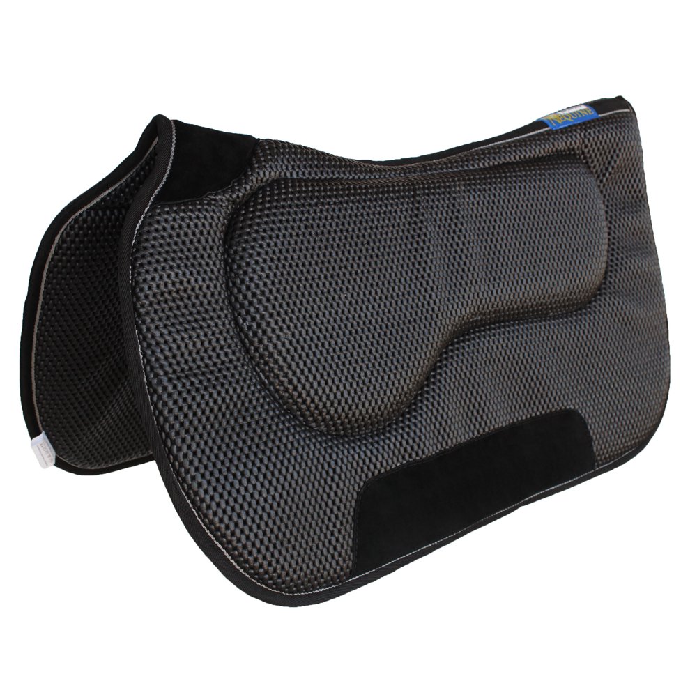 Horse SADDLE PAD Equine Western Countoured Neoprene AntiSlip 39197BK