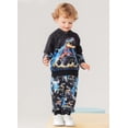 thumbnail image 3 of Lanbubble Toddler Boys 2-Piece Outfit 3D Print Long Sleeve Sweatshirt Hoodie and Jogger Pants Set for Ages 2-6T, Casual Matching Clothes, 3 of 8