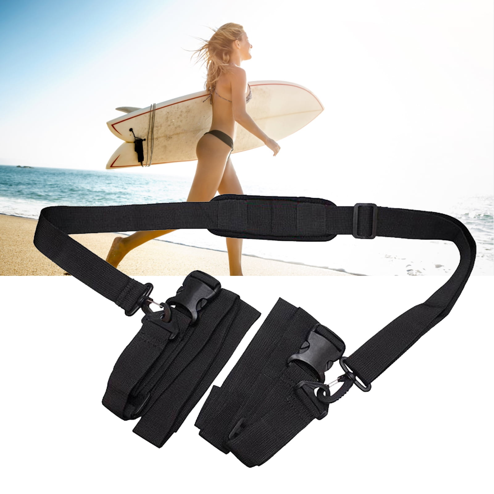 Surfboard Elastic TPU Ankle Rope Wrist Strap 10ft Coiled Kayak Paddle Board Leash SUP Strap for Boogie Board Long Board TOBWOLF 2PCS Surfboard Surfing Leashes with Adjustable Leg Cuff 
