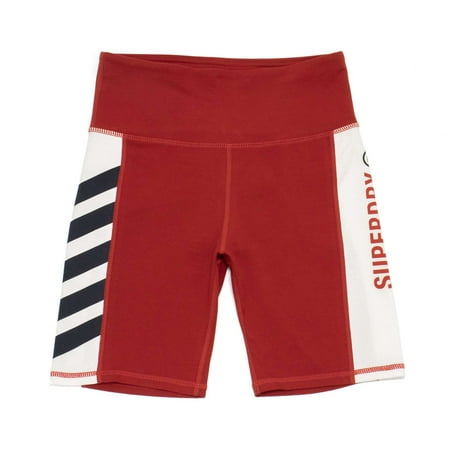 

Super Dry Women s Active Lifestyle Cycle Short Varsity Red 6 - US