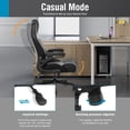 thumbnail image 6 of Flysky Ergonomic Desk Chair - Big and Tall Office Chair for Heavy People,Black,1PC, 6 of 10