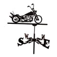 thumbnail image 1 of Veleta de material acero inoxidable de motocicleta, granja Retro Veleta de jardín Patio de jardín fácil de utilizar e instalar Zulema Veleta de acero, 1 of 8
