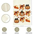 thumbnail image 3 of Fall Autumn Pumpkin Garden Flag for Outside Home Holiday Outside Outdoor Patio Lawn Decorations Yard Flag 12x18 Inch, 3 of 6