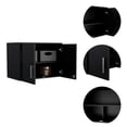 thumbnail image 4 of TUHOME Storage Cabinet - Wall Cabinet  Engineered Wood  in  Black, 4 of 7