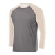 thumbnail image 1 of pstuiky camisa de manga larga para hombre, Camisa deportiva transpirable de manga larga raglán con cuello redondo para hombre, de color sólido camisetas de hombre xl, 1 of 2