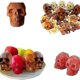 thumbnail image 4 of Halloween 10 3d Skull Ice Cube Mold Silicone Manufacturer DIY Whiskey Ice Hockey Mold Chocolate Pastry, 4 of 5