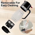 thumbnail image 4 of HiveFlow 9oz Black Glass Honey Dispenser with Handle - Drip-Free Syrup Jar for Coffee Bar, Tea Station & Kitchen Counter, Mess-Free Honey Pot & Container for Home/Professional Use, 4 of 6