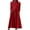 Red, variant on Womens Long Sleeve Turtleneck Casual Dresses Fall Winter Loose Pleated Solid Color Swing Midi Dress With Pockets T Shirt Dresses Knee Length Loose Dress Cute Dresses with Pockets Womens Dresses Semi