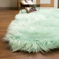 thumbnail image 5 of Super Area Rugs Glam Soild Shag Area Rug, 2' x 3', 5 of 7