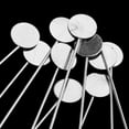 thumbnail image 4 of 10 broches de solapa de perlas con forma de flor para pegar, ideales para disfraces unisex., 4 of 9