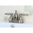 thumbnail image 3 of Kingston Brass KS7008TL Templeton 4 in. Centerset Bathroom Faucet, Brushed Nickel, 3 of 4