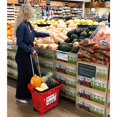 thumbnail image 2 of Carrito de supermercado dbest products GoCart rojo con capacidad de 45 kg, 2 of 6