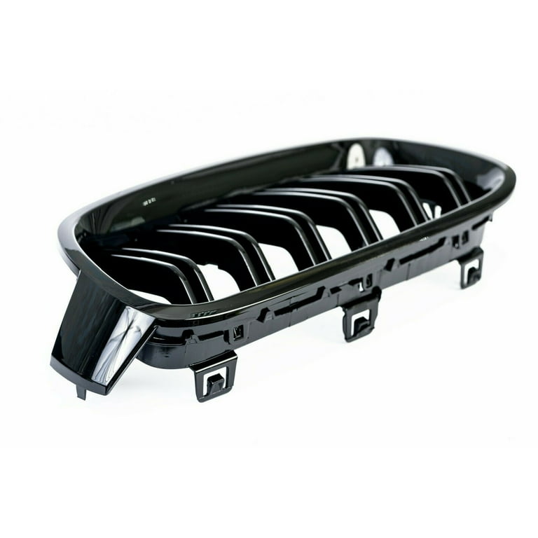 Farfi 1Pair Front Grilles Grills Matte Black 51130054493 