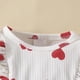 thumbnail image 5 of Odeerbi 6M-3Y Niñas Día de San Valentín Con Diadema Conjunto de Manga Larga Vestido de Algodón Cuello Redondo Vestido de Lazo Dos Piezas Set, 5 of 7