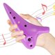 thumbnail image 4 of Ocarina 12 Hole Music Instrument para Amante La Música E Instrumentos Principiantes Viento, 4 of 9