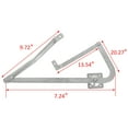 thumbnail image 2 of Kojem Attic Ladder Spreader Hinge Arms Fit for 2010-up 55-2 Counter Balance Arms Hinge Kit MFG Werner Mk 5 WU2210 W2208 W2210 Thick Zinc Replacement, 2 of 13