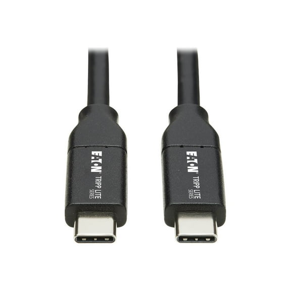 Tripp Lite 3.3ft USB Type C to USB C USB 2.0 Charging Cable Black