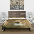 thumbnail image 3 of Designart 'Lion with Calm Face' Animal Bedding Set - Duvet Cover & Shams, 3 of 4