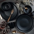 thumbnail image 2 of Vajilla de Ceramica Santa Anita Collection De 16 piezas Negro Mate, 2 of 6
