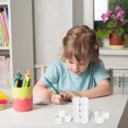 thumbnail image 2 of Shisuyan 20 Pcs Blank White Acrylic Dice for Board Games and Party Use Six Sided Rounded Edge 16mm, 2 of 9