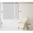 thumbnail image 6 of Ambesonne Music Peel & Stick Wallpaper for Home, Abstract Clef Sheet, 13"x72", Black White, 6 of 6