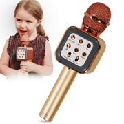House Party Karaoke - Smartphone Compatible Wireless Microphone with Built-In HD Speaker and Voice Enhancer, All-in-One Karaoke Machine