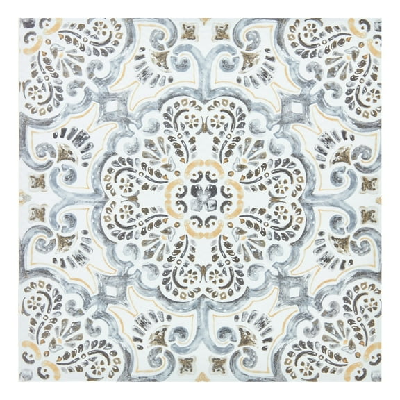 FloorPops! Antico 12 in. x 12 in. Peel and Stick Virgin Vinyl Floor Tiles (10-Pack) Flooring Materials