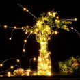 thumbnail image 3 of String Lights Plug in  33 Feet Led Fairy Lights  100 LEDs Remote Control Fairy Lights with 8 Scence Modes USB Fairy Lights for Wedding Christmas Festival Outdoor Warm White, 3 of 8