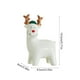 thumbnail image 3 of Adorno Navideño Luminoso de Cerámica para Navidad 2025: Ciervo, Muñeco de Nieve y Anciano | Decoración de Cerámica Blanca | Efecto de Luz Suave | Tamaño: 14,5 X 8,5 X 6 Cm | 1 Unidad, 3 of 6