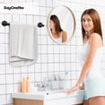 thumbnail image 4 of EcoNesxp Brushed Gold Bathroom Towel Ring Towel Rack Rust-proof Wall-mounted Bathroom Hardware Accessories 304 Stainless Steel Towel Rack Brushed Gold SUS, 4 of 5