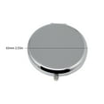 thumbnail image 3 of Pocket Makeup Small Portable Small Round Makeup Hand Metal Cosmetics 1 Compact Makeup,Silver Makeup Magnifying Glass, 3 of 9